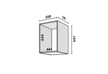 Fotografie Modul №12 A-500x695 DTD 18 mm dub appalache