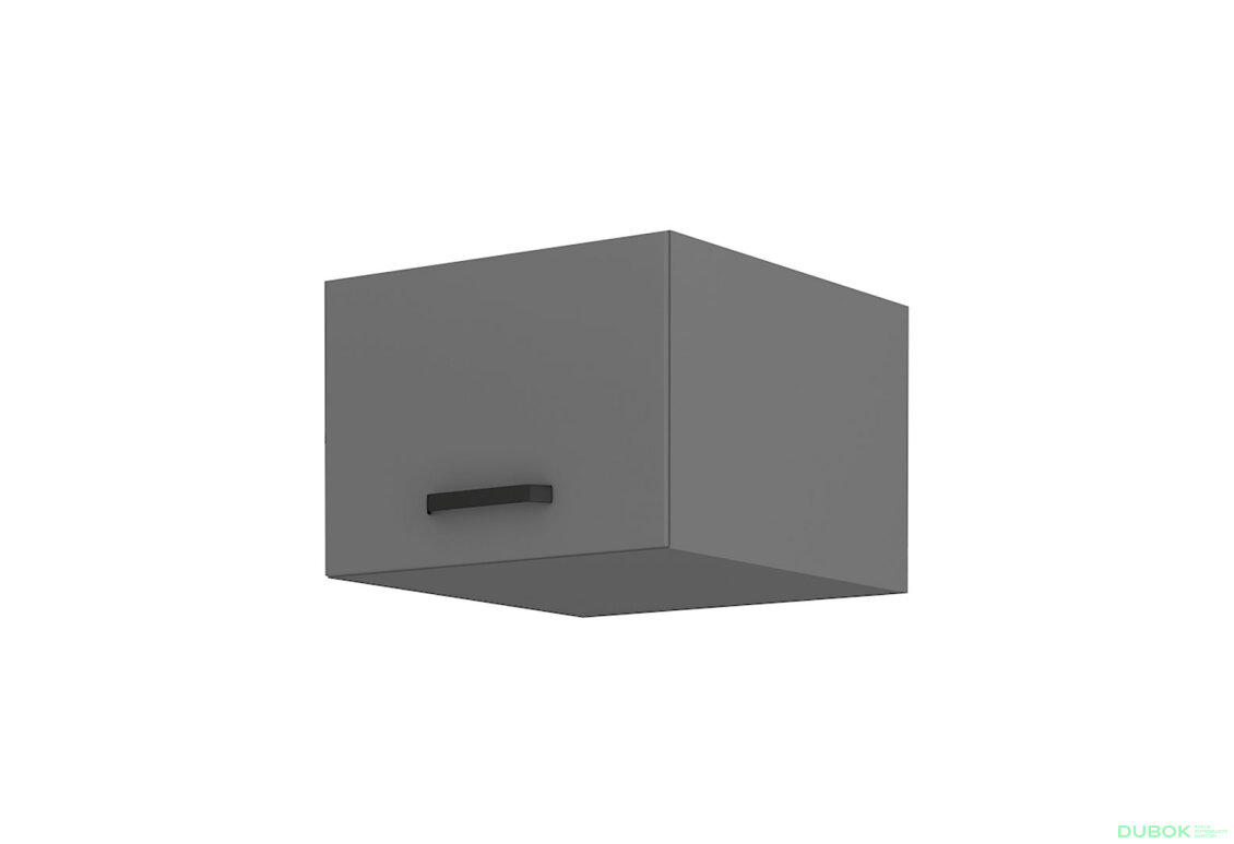 Fotografie 5268 - Kuchyňská sestava 3.3x3.0 m Ava antracit / dub artisan + Nessa antracit Storaz-Lempert