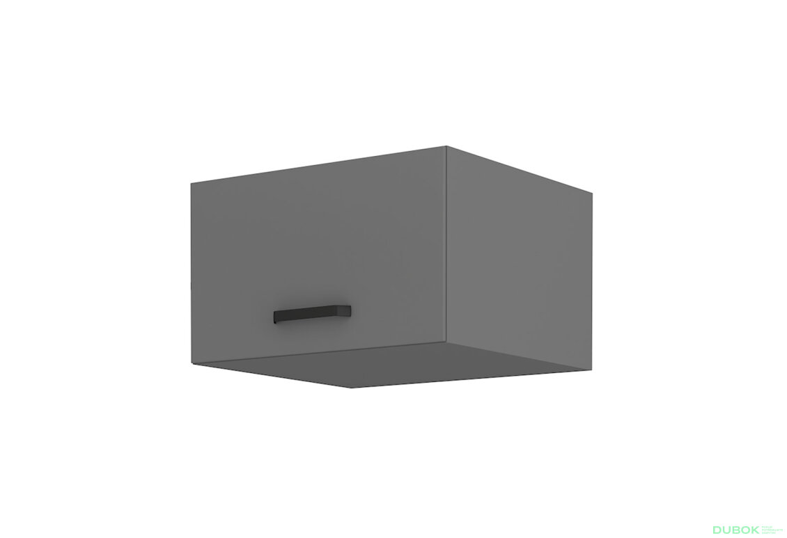 Fotografie 5269 - Kuchyňská sestava 3.3x3.0 m Ava antracit / dub artisan + Nessa antracit Storaz-Lempert