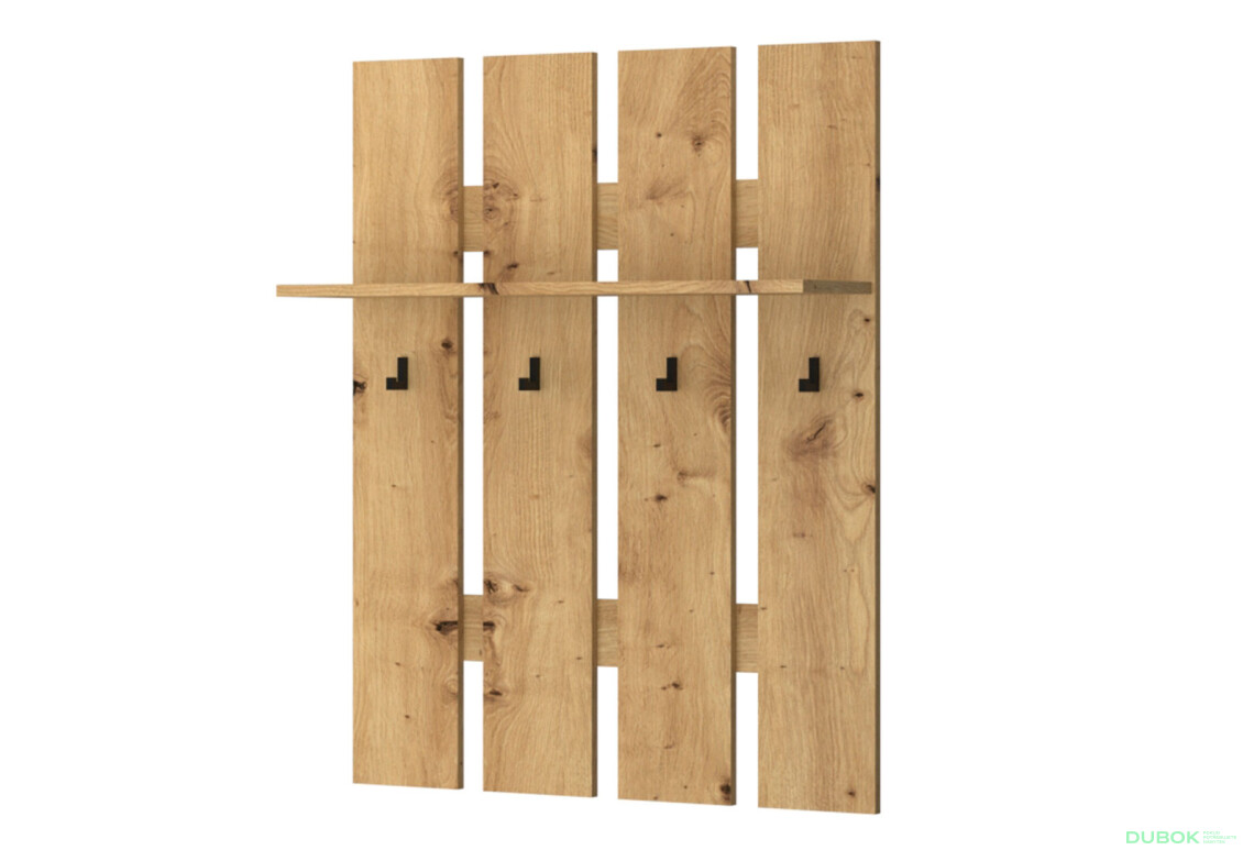 Věšák 80 dub artisan Ayson - Fotografie 1 Fotografie 1 - Věšák 80 dub artisan Ayson