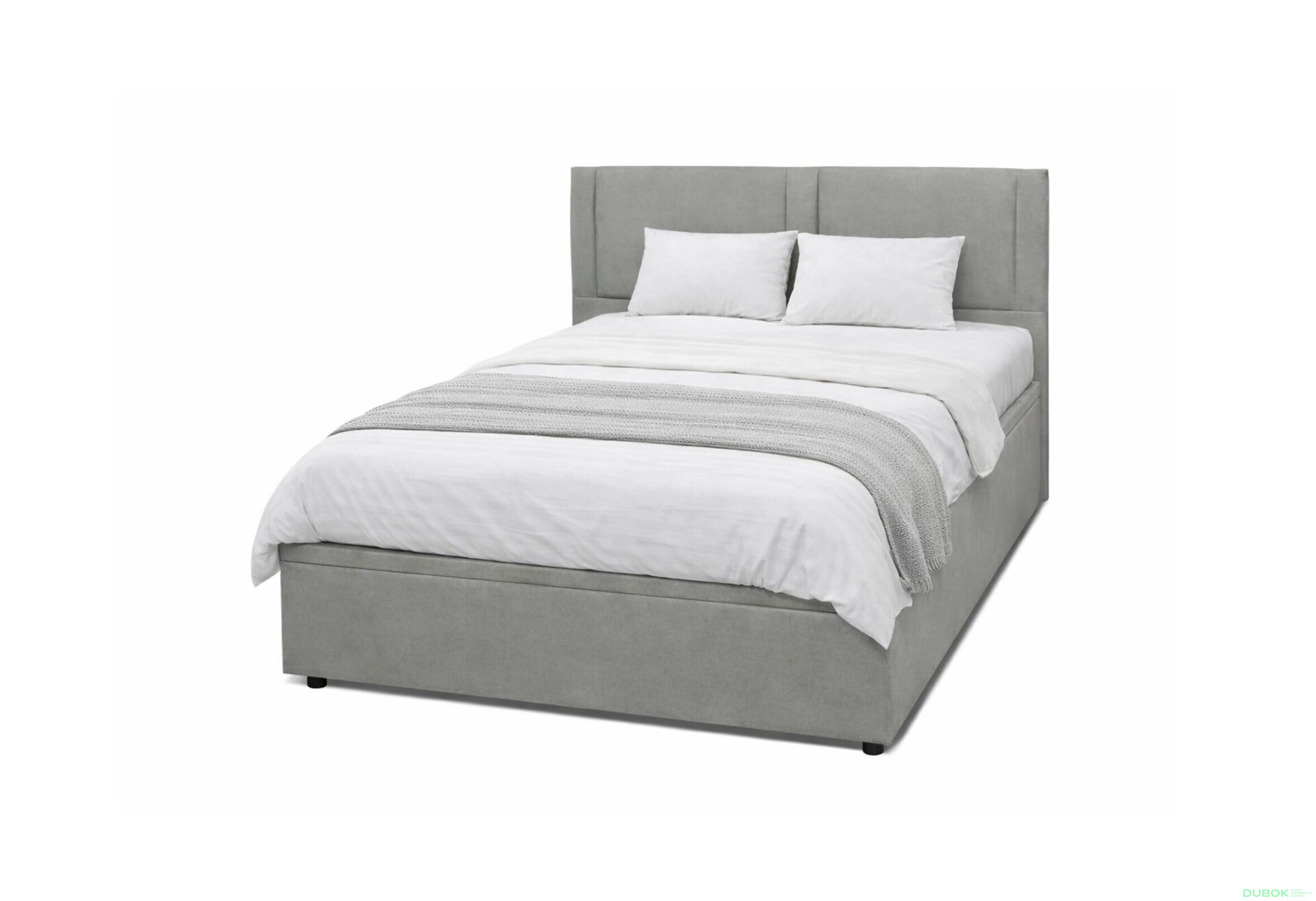 Fotografie 1 - Postel Fro Sol 160x200 s roštem, úložným prostorem Mono 246, šedá