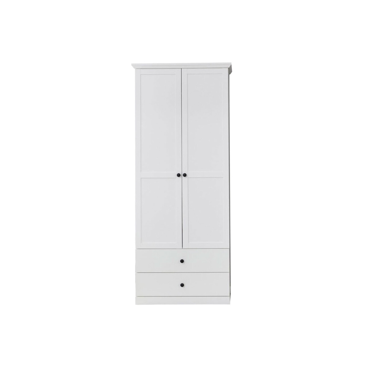 

Skříň dvoudveřová se 2 zásuvkami Brandson 81x196x41 cm Bílá