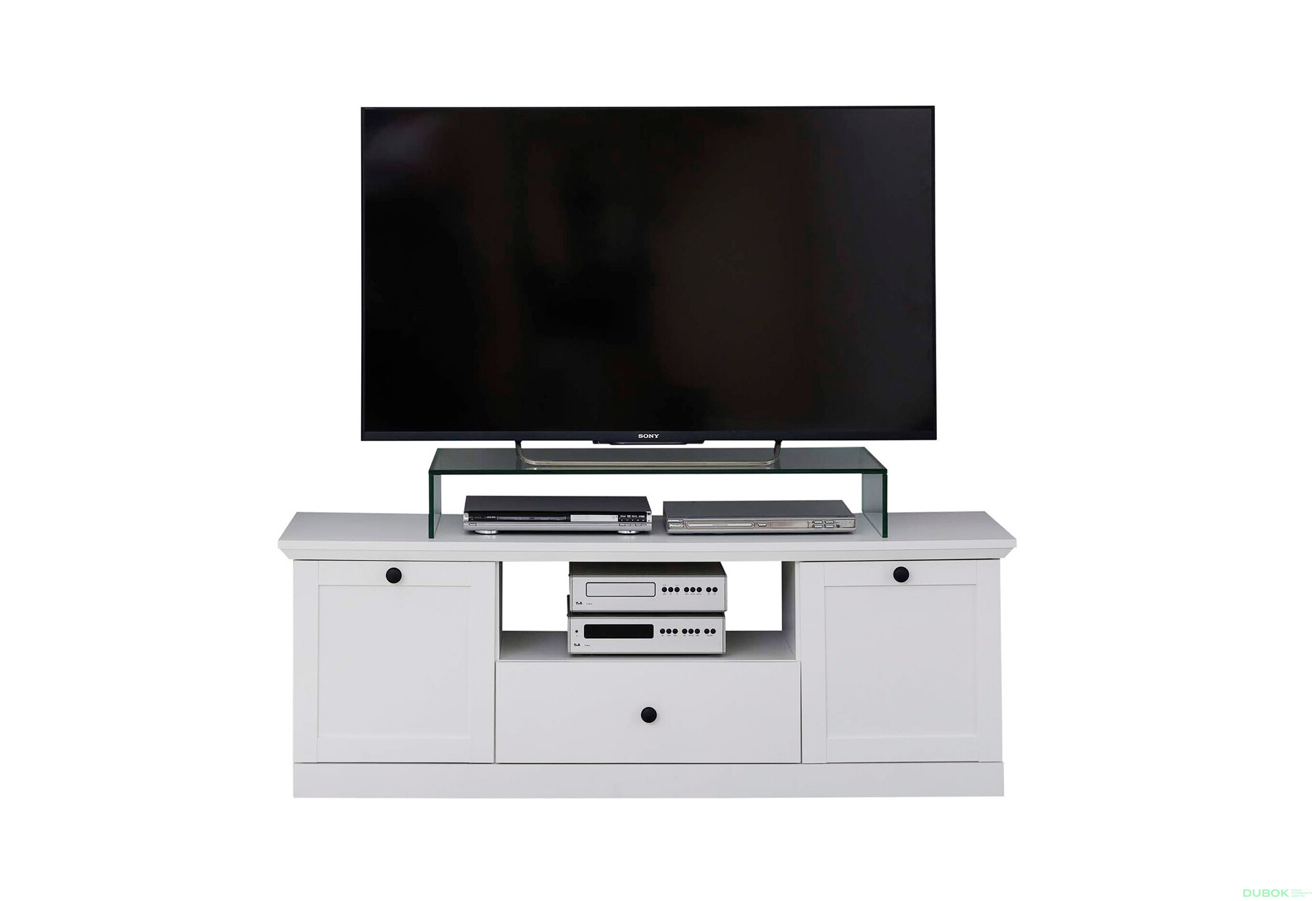 Fotografie 2 - TV stolek 2d1s/140 bílý Brandson