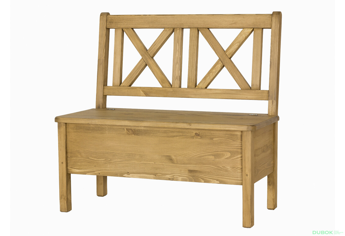 Lavice 120 medová borovice Classic Wood - Fotografie 1 Fotografie 1 - Lavice 120 medová borovice Classic Wood