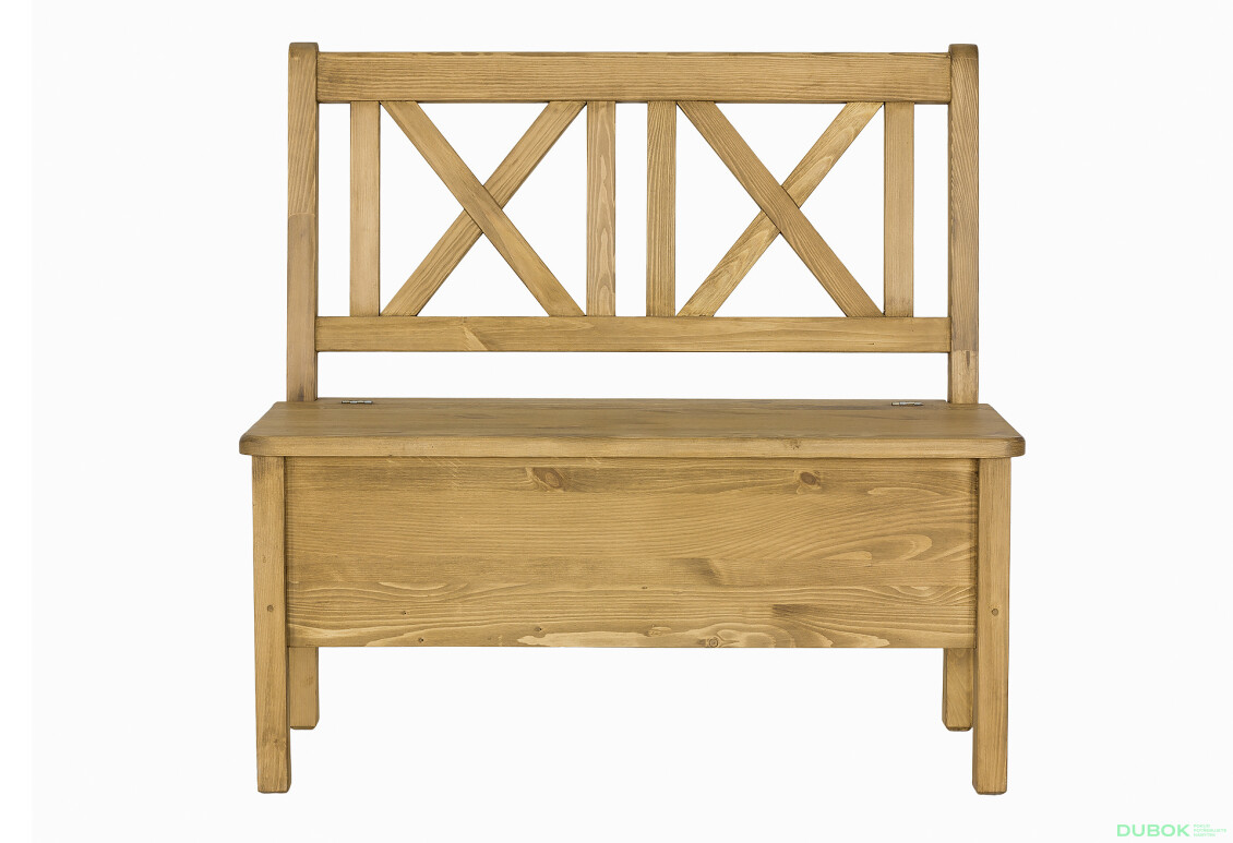Lavice 120 medová borovice Classic Wood - Fotografie 2 Fotografie 2 - Lavice 120 medová borovice Classic Wood