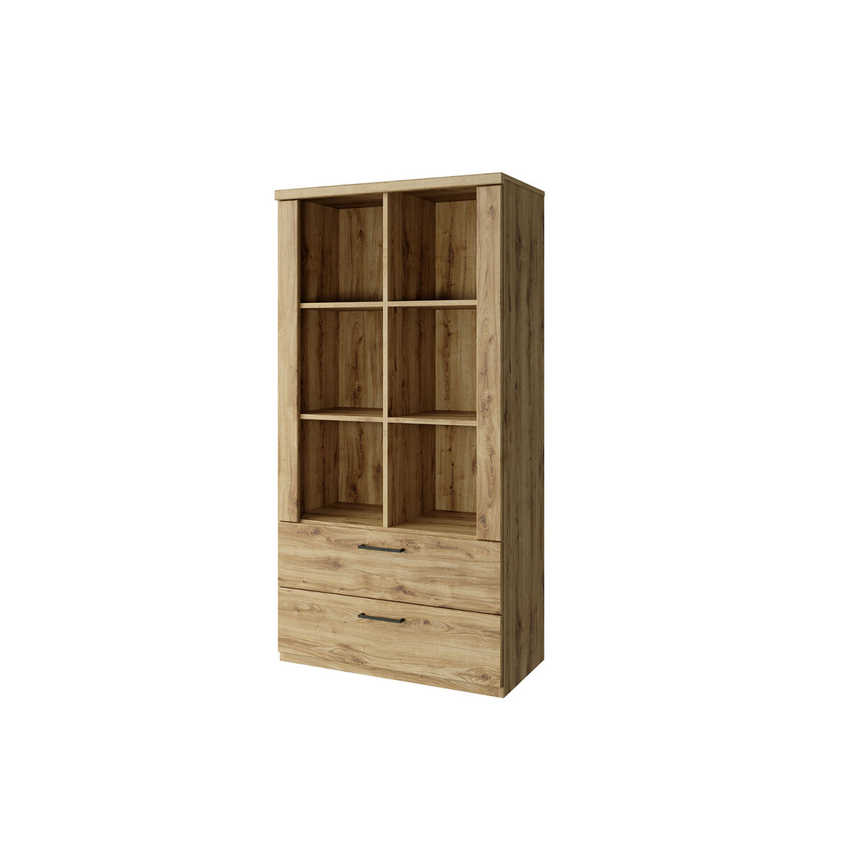 

Regál otevřený nízký 2s dub navarra Doorset