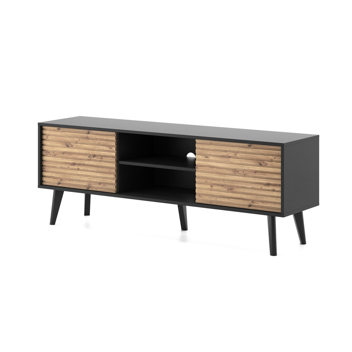 

TV stolek RTV154 dub artisan / černý Willow