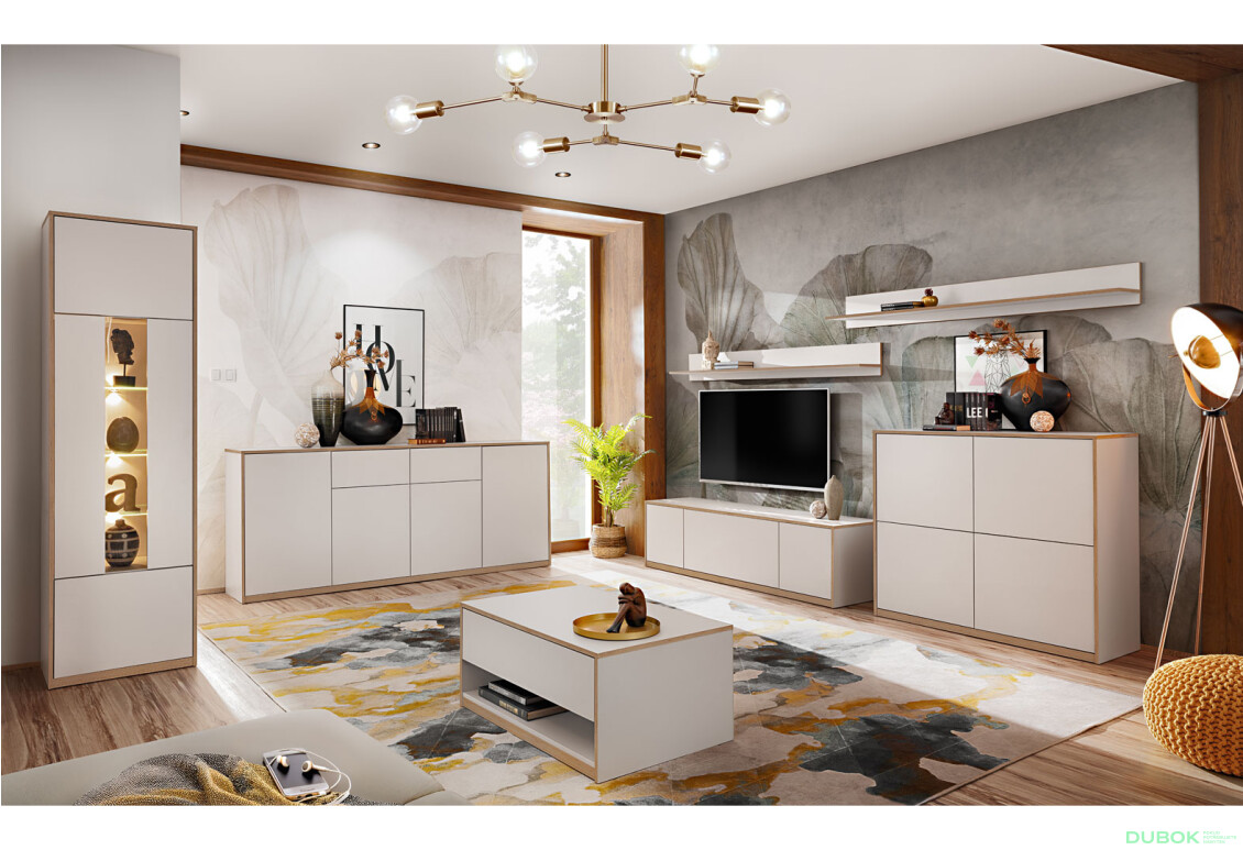 Obývací sestava bílá Complex - Fotografie 6 Fotografie 6 - Obývací sestava bílá Complex