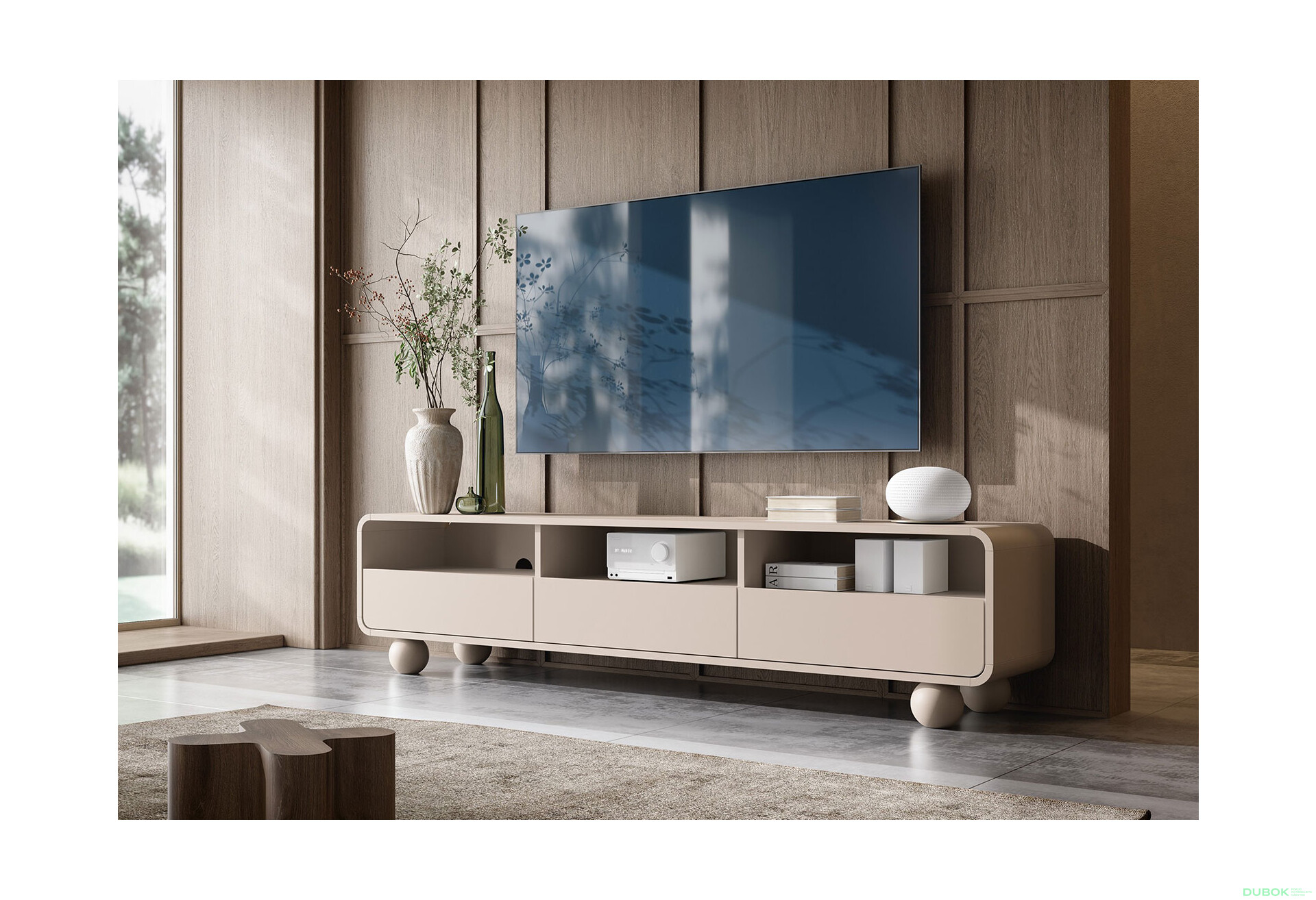 Fotografie 2 - TV stolek RTV160 kašmír Albion