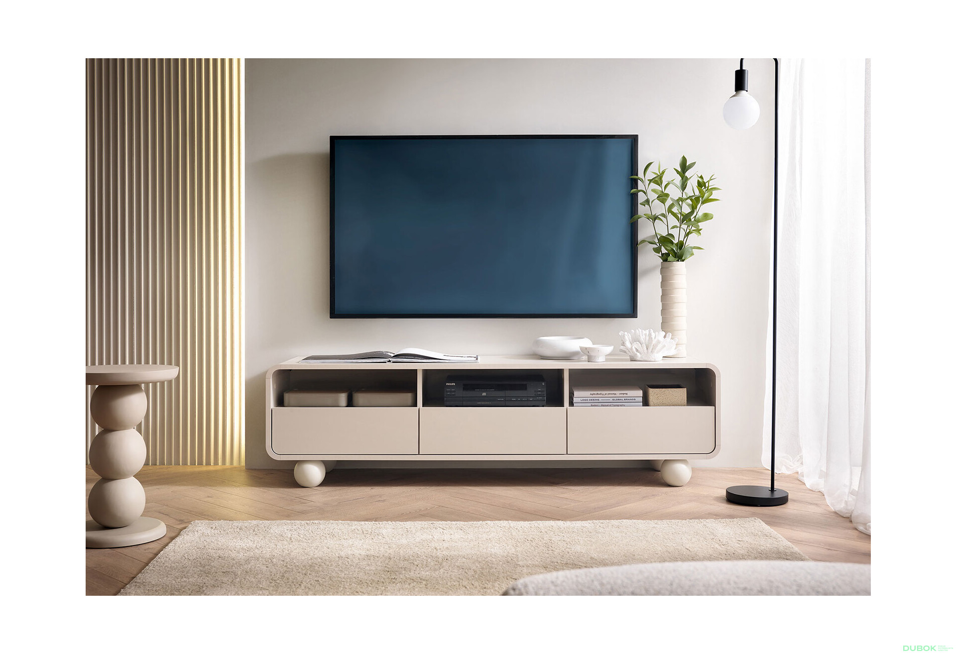 Fotografie 3 - TV stolek RTV160 kašmír Albion
