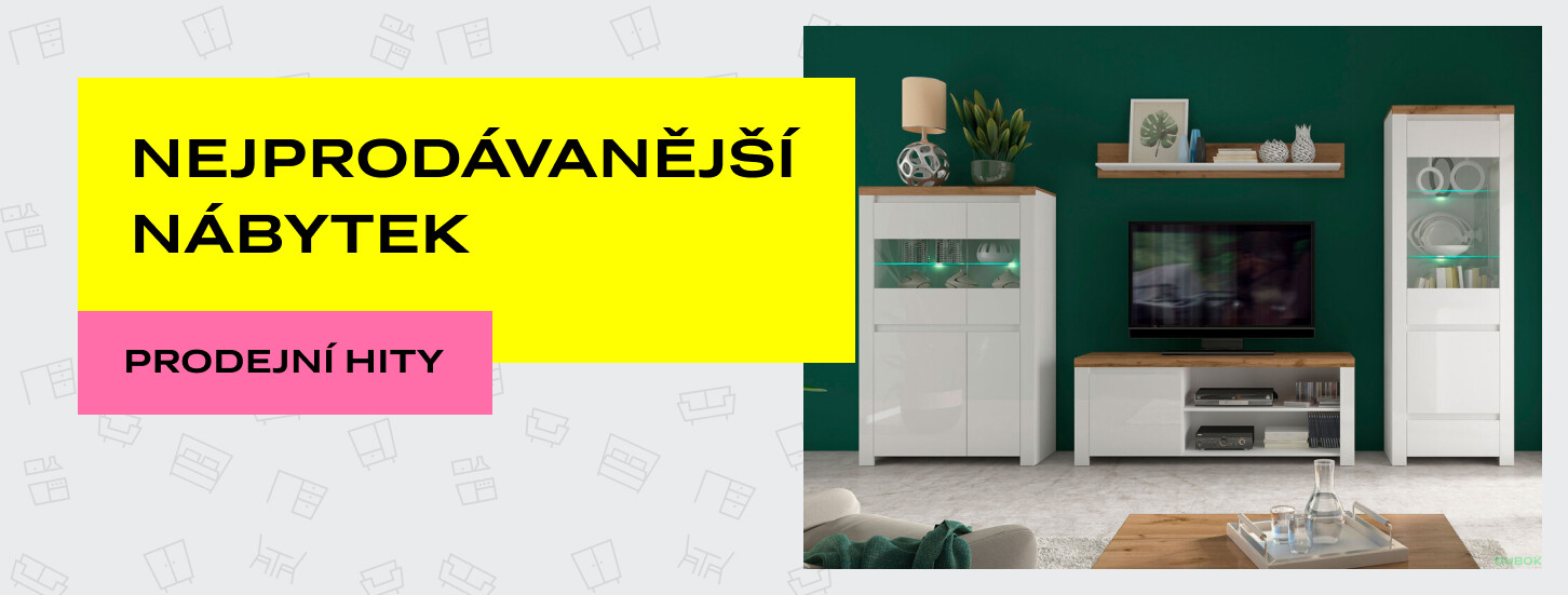 Nejprodávanější nábytek — akce a slevy na nábytek v eshopu Dubok.cz