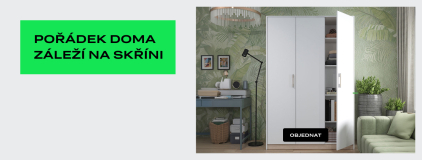 Pořádek doma záleží na skříni