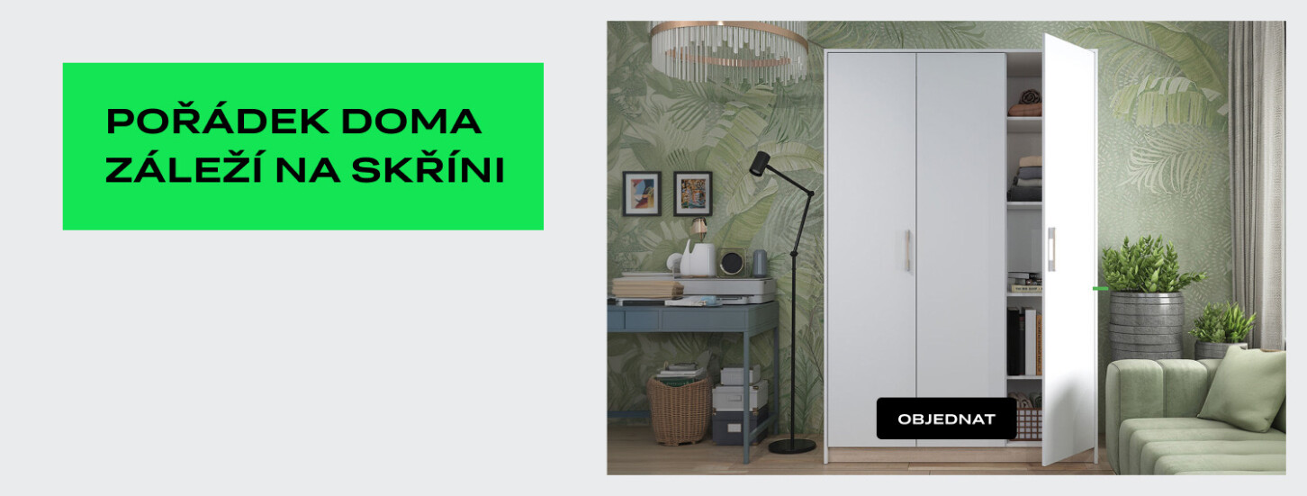 Pořádek doma záleží na skříni