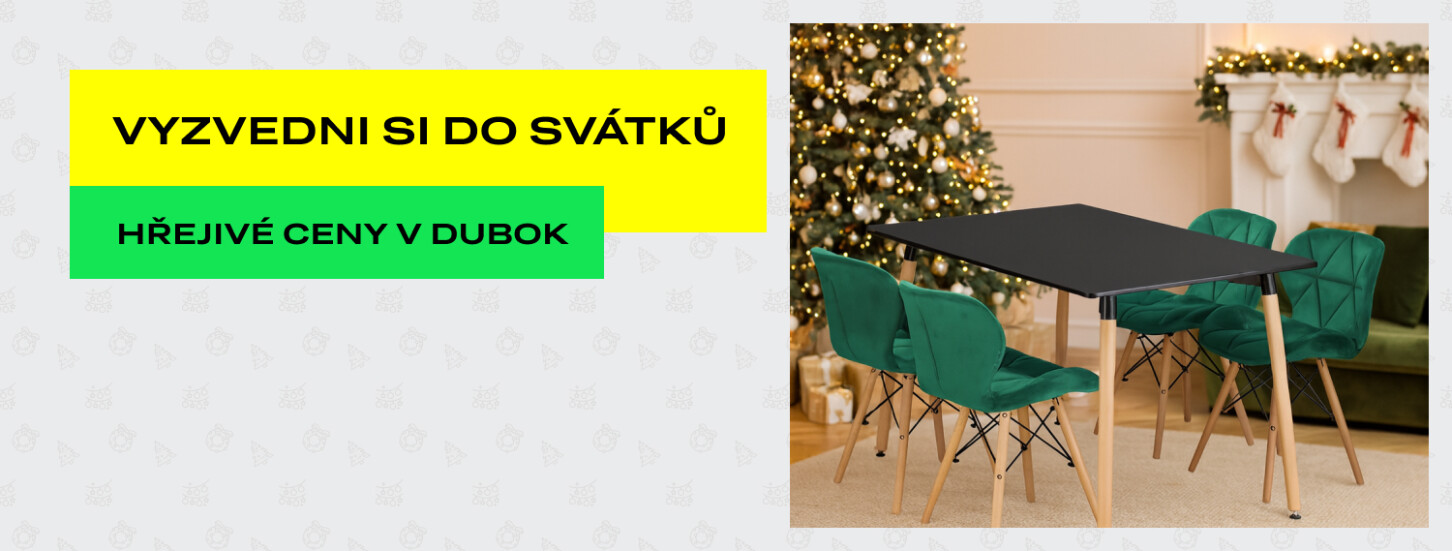 Vyzvedni si do svátků – hřejivé ceny v Dubok — akce a slevy na nábytek v eshopu Dubok.cz